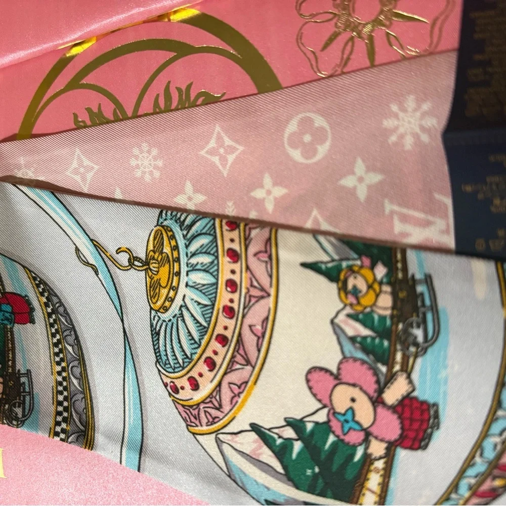 Louis Vuitton Rare Xmas Vivienne Bandeau New With Box Authentic Limited Edition - Picture 4 of 16